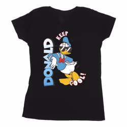 Disney - T-shirt DONALD DUCK COOL - Femme (Noir)