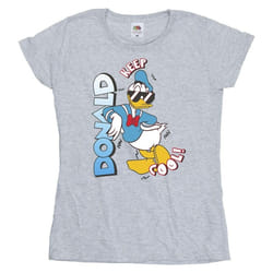 Disney - T-shirt DONALD DUCK COOL - Femme (Gris chiné)