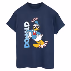 Disney - T-shirt DONALD DUCK COOL - Femme (Bleu marine)