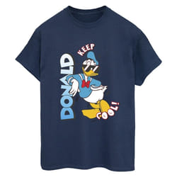 Disney - T-shirt DONALD DUCK COOL - Femme (Bleu marine)