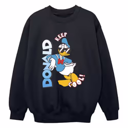 Disney - Sweat DONALD DUCK COOL - Garçon (Noir)