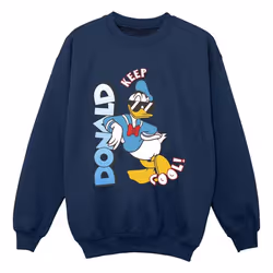 Disney - Sweat DONALD DUCK COOL - Garçon (Bleu marine)