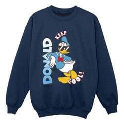 Disney - Sweat DONALD DUCK COOL - Garçon (Bleu marine)