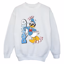 Disney - Sweat DONALD DUCK COOL - Garçon (Blanc)