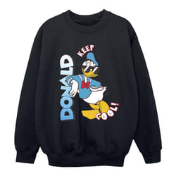 Disney - Sweat DONALD DUCK COOL - Fille (Noir)