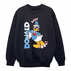 Disney - Sweat DONALD DUCK COOL - Fille (Noir)