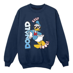 Disney - Sweat DONALD DUCK COOL - Fille (Bleu marine)