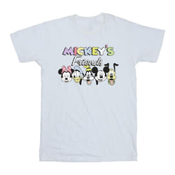 Disney - T-shirt MICKEY MOUSE AND FRIENDS - Homme (Blanc)