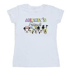 Disney - T-shirt MICKEY MOUSE AND FRIENDS - Femme (Blanc)
