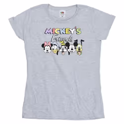 Disney - T-shirt MICKEY MOUSE AND FRIENDS - Femme (Gris chiné)