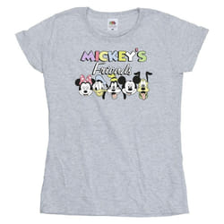Disney - T-shirt MICKEY MOUSE AND FRIENDS - Femme (Gris chiné)