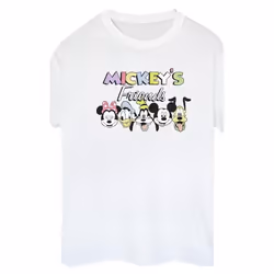 Disney - T-shirt MICKEY MOUSE AND FRIENDS - Femme (Blanc)
