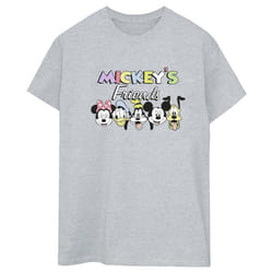 Disney - T-shirt MICKEY MOUSE AND FRIENDS - Femme (Gris chiné)
