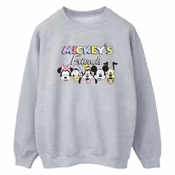 Disney - Sweat MICKEY MOUSE AND FRIENDS - Femme (Gris chiné)