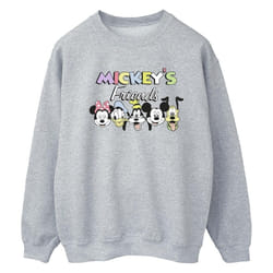Disney - Sweat MICKEY MOUSE AND FRIENDS - Femme (Gris chiné)
