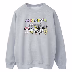 Disney - Sweat MICKEY MOUSE AND FRIENDS - Femme (Gris chiné)
