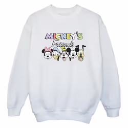 Disney - Sweat MICKEY MOUSE AND FRIENDS - Garçon (Blanc)