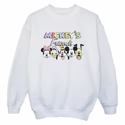 Disney - Sweat MICKEY MOUSE AND FRIENDS - Garçon (Blanc)