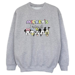 Disney - Sweat MICKEY MOUSE AND FRIENDS - Garçon (Gris chiné)