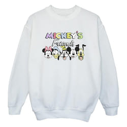 Disney - Sweat MICKEY MOUSE AND FRIENDS - Fille (Blanc)