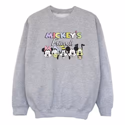 Disney - Sweat MICKEY MOUSE AND FRIENDS - Fille (Gris chiné)