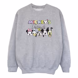 Disney - Sweat MICKEY MOUSE AND FRIENDS - Fille (Gris chiné)