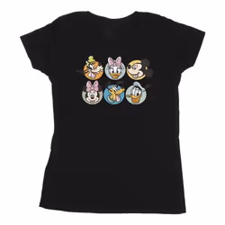 Disney - T-shirt MICKEY MOUSE AND FRIENDS - Femme (Noir)