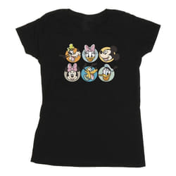 Disney - T-shirt MICKEY MOUSE AND FRIENDS - Femme (Noir)
