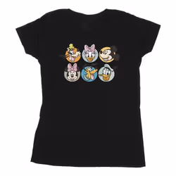 Disney - T-shirt MICKEY MOUSE AND FRIENDS - Femme (Noir)