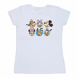 Disney - T-shirt MICKEY MOUSE AND FRIENDS - Femme (Blanc)
