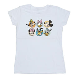 Disney - T-shirt MICKEY MOUSE AND FRIENDS - Femme (Blanc)