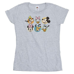 Disney - T-shirt MICKEY MOUSE AND FRIENDS - Femme (Gris chiné)