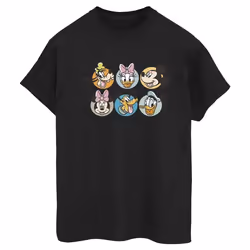 Disney - T-shirt MICKEY MOUSE AND FRIENDS - Femme (Noir)
