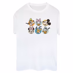 Disney - T-shirt MICKEY MOUSE AND FRIENDS - Femme (Blanc)