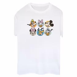 Disney - T-shirt MICKEY MOUSE AND FRIENDS - Femme (Blanc)