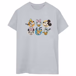 Disney - T-shirt MICKEY MOUSE AND FRIENDS - Femme (Gris chiné)