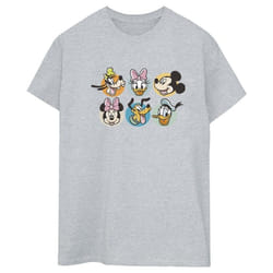 Disney - T-shirt MICKEY MOUSE AND FRIENDS - Femme (Gris chiné)
