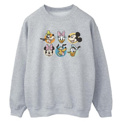 Disney - Sweat MICKEY MOUSE AND FRIENDS - Femme (Gris chiné)
