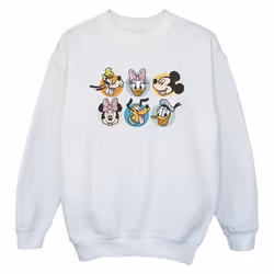 Disney - Sweat MICKEY MOUSE AND FRIENDS - Garçon (Blanc)