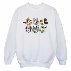 Disney - Sweat MICKEY MOUSE AND FRIENDS - Garçon (Blanc)