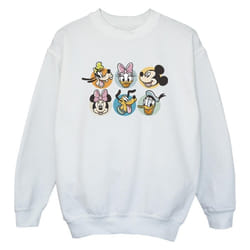 Disney - Sweat MICKEY MOUSE AND FRIENDS - Garçon (Blanc)