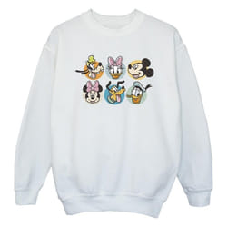 Disney - Sweat MICKEY MOUSE AND FRIENDS - Fille (Blanc)