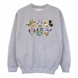 Disney - Sweat MICKEY MOUSE AND FRIENDS - Fille (Gris chiné)