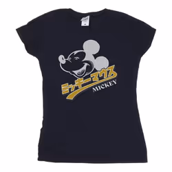Disney - T-shirt - Femme (Bleu marine)