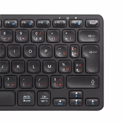 Targus AKB862FR clavier Universel Bluetooth QWERTY Français Noir