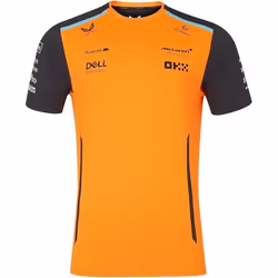 T-shirt officiel de léquipe McLaren Homme Formule 1 - Papaye/Phantom