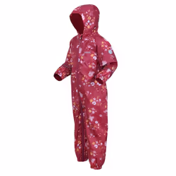 Regatta - Combinaison de pluie POBBLE - Enfant (Rose foncé / Orange)