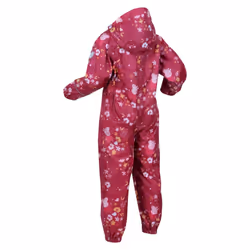 Regatta - Combinaison de pluie POBBLE - Enfant (Rose foncé / Orange)