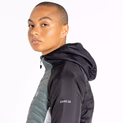 Dare 2B - Veste matelassée SURMOUNT - Femme (Vert canard / Noir)