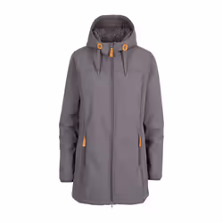 Trespass - Veste imperméable longue KRISTEN - Femme (Carbone)